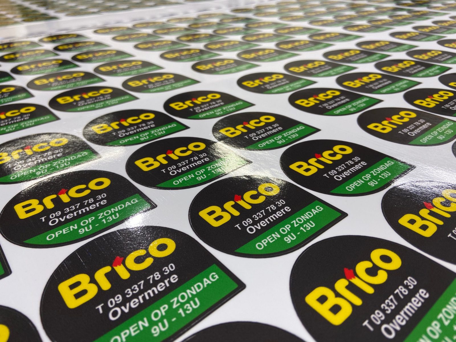 Digitale printing Stickers Groot of klein vanaf 1 stuk